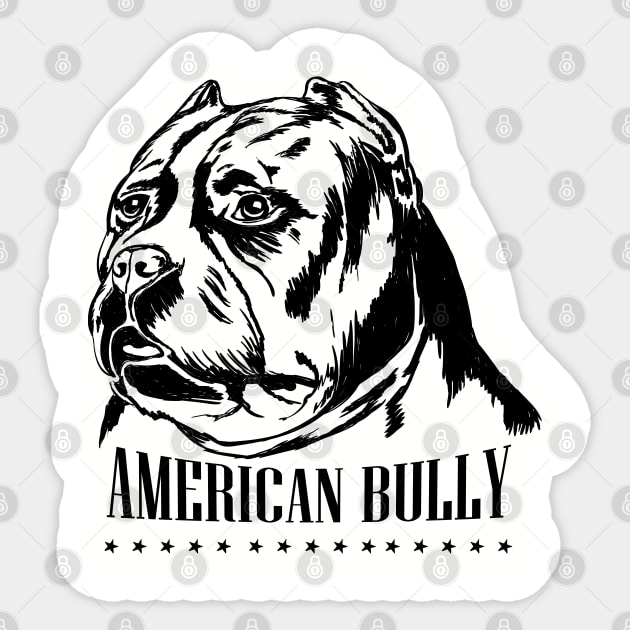 American Bully Sticker by Nartissima